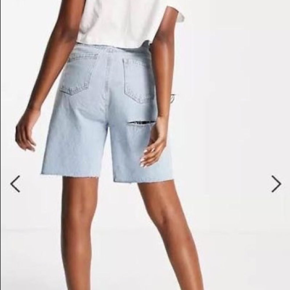 missguided denim shorts